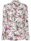 TORY BURCH floral print shirt,3935612150180