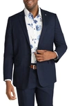 Johnny Bigg Diego Stretch Birdseye Suit Jacket In Royal