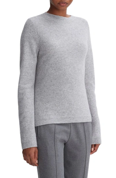 Vince Cashmere Crewneck Sweater In Grey