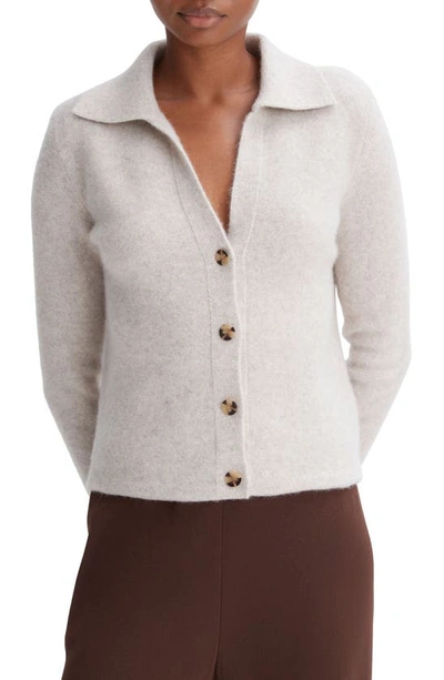 VINCE VINCE BOILED CASHMERE CARDIGAN SWEATER