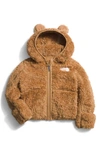 The North Face Babies'  Inc Infant Bear Sherpa Full-zip Hoodie In Almond Butter