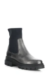 Bos. & Co. Five Waterproof Chelsea Boot In Steel/ Black Vetro/ Trico