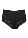 Hanky Panky Signature Lace High Rise Boy Shorts In Black