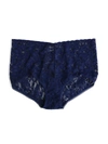 Hanky Panky Retro Lace V-kini Navy In Blue