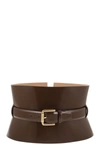Max Mara Women's Bustier175 Belt-suspenders Brown | Size Small | 2424506101600008 In Brown