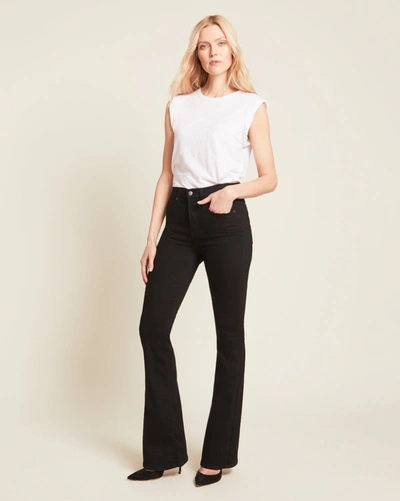 Veronica Beard Beverly Skinny-flare Jean In Onyx