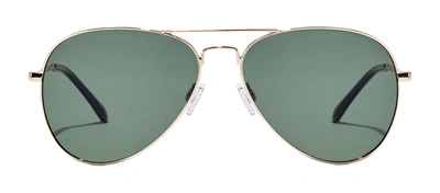 Hawkers Hawk Hhaw22demp Demp Aviator Polarized Sunglasses In Green