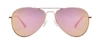 Hawkers Hawk Hhaw22kkmp Kkmp Aviator Polarized Sunglasses In Pink