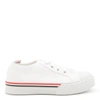 Thom Browne Collegiate Madras-print Low-top Sneakers In White