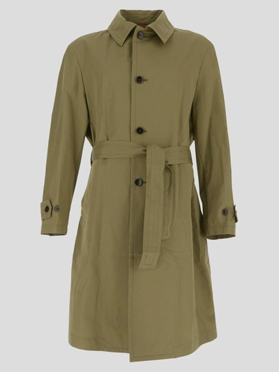 Barena Venezia Paramar Cotton Coat In Green