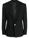 Balmain Wool Blazer In Black