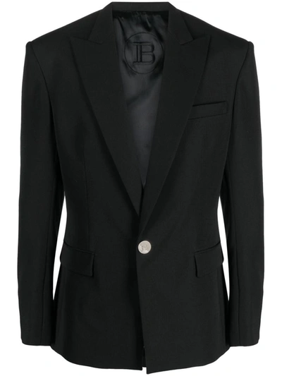 Balmain Blazer In Negro