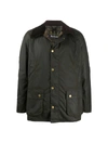 Barbour Ashby Waxed Jacket In Green