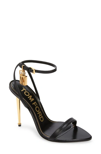 TOM FORD TOM FORD PADLOCK POINTY TOE SANDAL