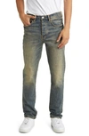Purple Brand Mid-rise Straight Jeans In Mid Indigo