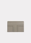 Totême T Flap Leather Crossbody Bag In Taupe