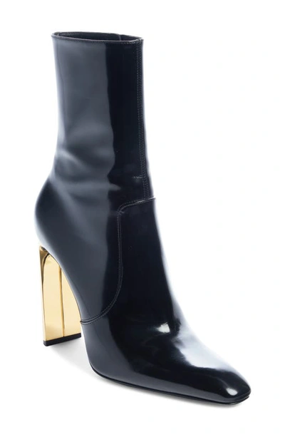 Saint Laurent Auteuil Bootie In Black