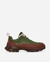 Roa Khatarina Rubber And Ripstop Sneakers In Green