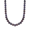 Ross-simons 10-11mm Black Cultured Pearl Necklace With 14kt Yellow Gold In Black