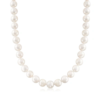 Ross-simons 10-11mm Cultured Pearl Necklace With 14kt Yellow Gold