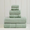 MODERN THREADS 6-PIECE YARN DYED COBBLESTONE JACQUARD TOWEL SET