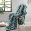 Modern Threads Luxury Reina Chunky Knit Acrylic Bed Sofa Throw