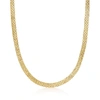 Ross-simons Italian 18kt Yellow Gold Bismark-link Necklace In Gold