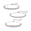 Ross-simons Sterling Silver Jewelry Set: Multi-link Bolo Bracelets In Silver