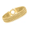 Ross-simons 14kt Yellow Gold Sedusa-link Bracelet In Gold