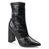 Journee Collection Veralee Pointed Toe Block Heel Boot In Multi