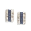 Sohi Gold Plated Designer Stone Party Hoop Earring For Women In Blue
