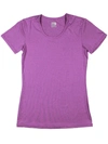 32 Degrees Cool Womens Heathered Crewneck T-shirt In Pink