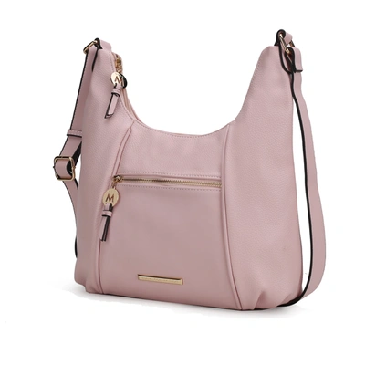 Mkf Collection By Mia K Lavinia Vegan Leather Women's Shoulder Bag In Pink