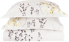 Superior Modern Floral Embroidered Cotton Duvet Cover And Pillow Sham Set