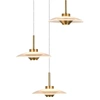 Vonn Lighting Verona Vap2313bl 16" 3-light Integrated Led Pendant Lighting Height Adjustable Black Chandelier With