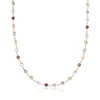 Ross-simons Multi-stone Necklace In Sterling Silver In Multi