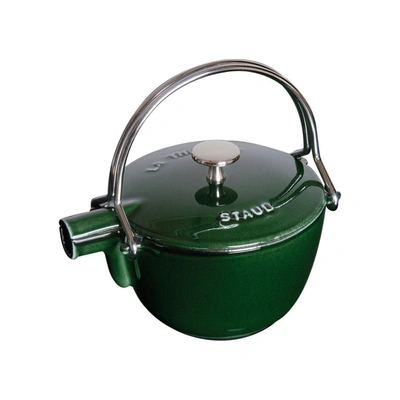 STAUB CAST IRON 1-QT ROUND TEA KETTLE