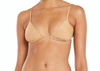 Vitamin A Sol Bikini Top In Affogato In Beige