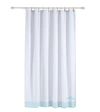 BROOKS BROTHERS ROPE STRIPE BORDER SHOWER CURTAIN