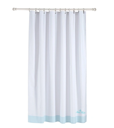 Brooks Brothers Rope Stripe Border Shower Curtain