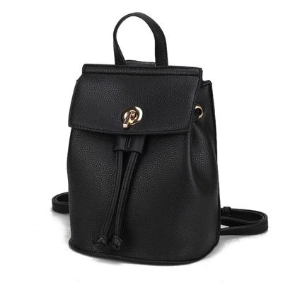 Mkf Collection By Mia K Serafina Vegan Leather Women's Backpack In Black