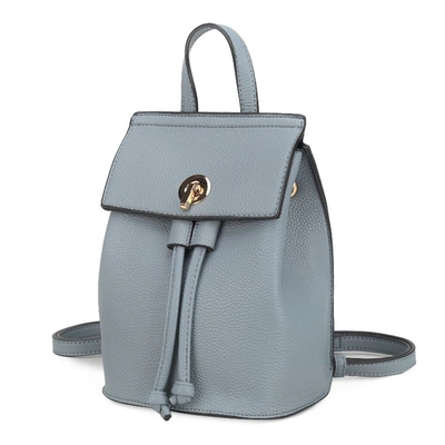 Mkf Collection By Mia K Serafina Vegan Leather Women's Backpack In Blue