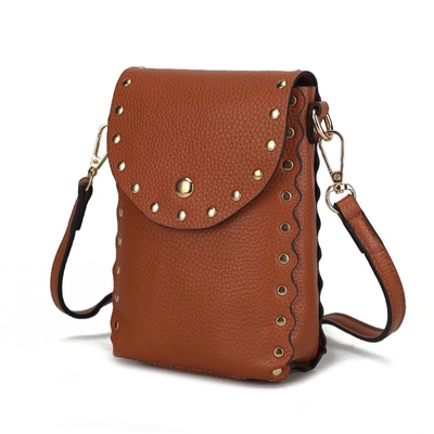 Mkf Collection By Mia K Filomena Vegan Leather Women's Crossbody In Brown