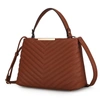 Mkf Collection By Mia K Dakota Satchel Handbag For Women's In Brown