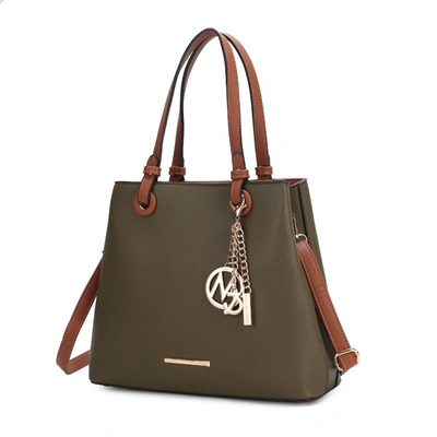 Mkf Collection By Mia K Kearny Vegan Leather Women's Tote Bag In Green