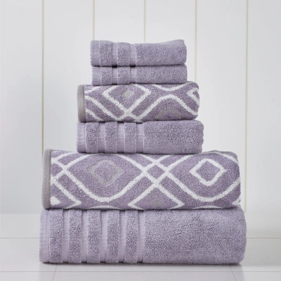 Modern Threads 6pc Oxford Yarn Dyed Towel Set