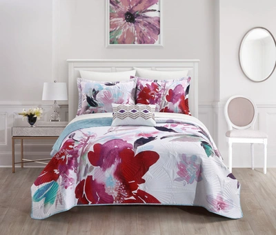 Chic Home Hendrika 4-piece Reversible Quilt Set