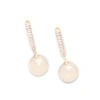 Sohi Pink Color Gold Plated Party Pearls Drop Earring For Women's In Gold