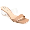Journee Collection July Square-toe Pump In Brown