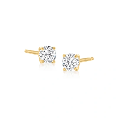 Rs Pure Ross-simons Diamond In 14kt Yellow Gold